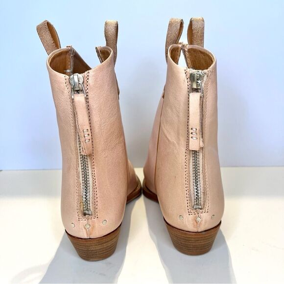 We The Free Wesley Pink Leather Western‎ Cowboy Boots New in Box - Picture 7 of 16